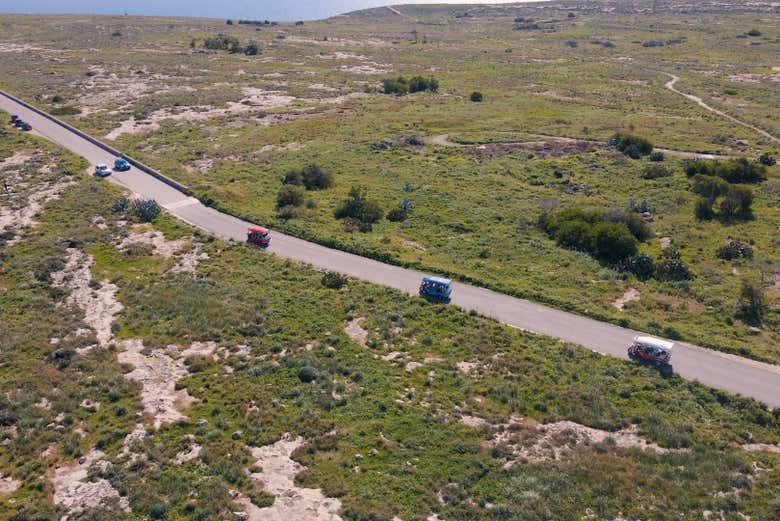 Durante o tour de tuk tuk por Gozo