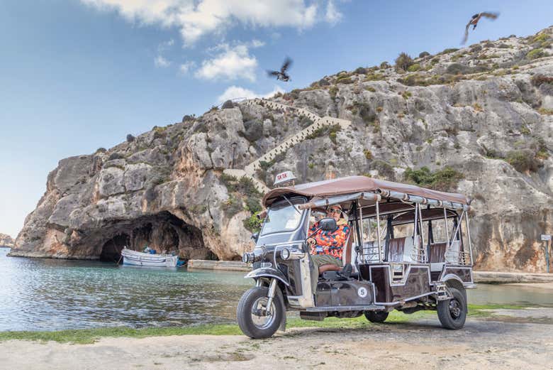 Percorreremos Gozo de tuk tuk