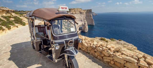 Tour de tuk tuk por Gozo + Passeio de barco por Comino e à Lagoa Azul